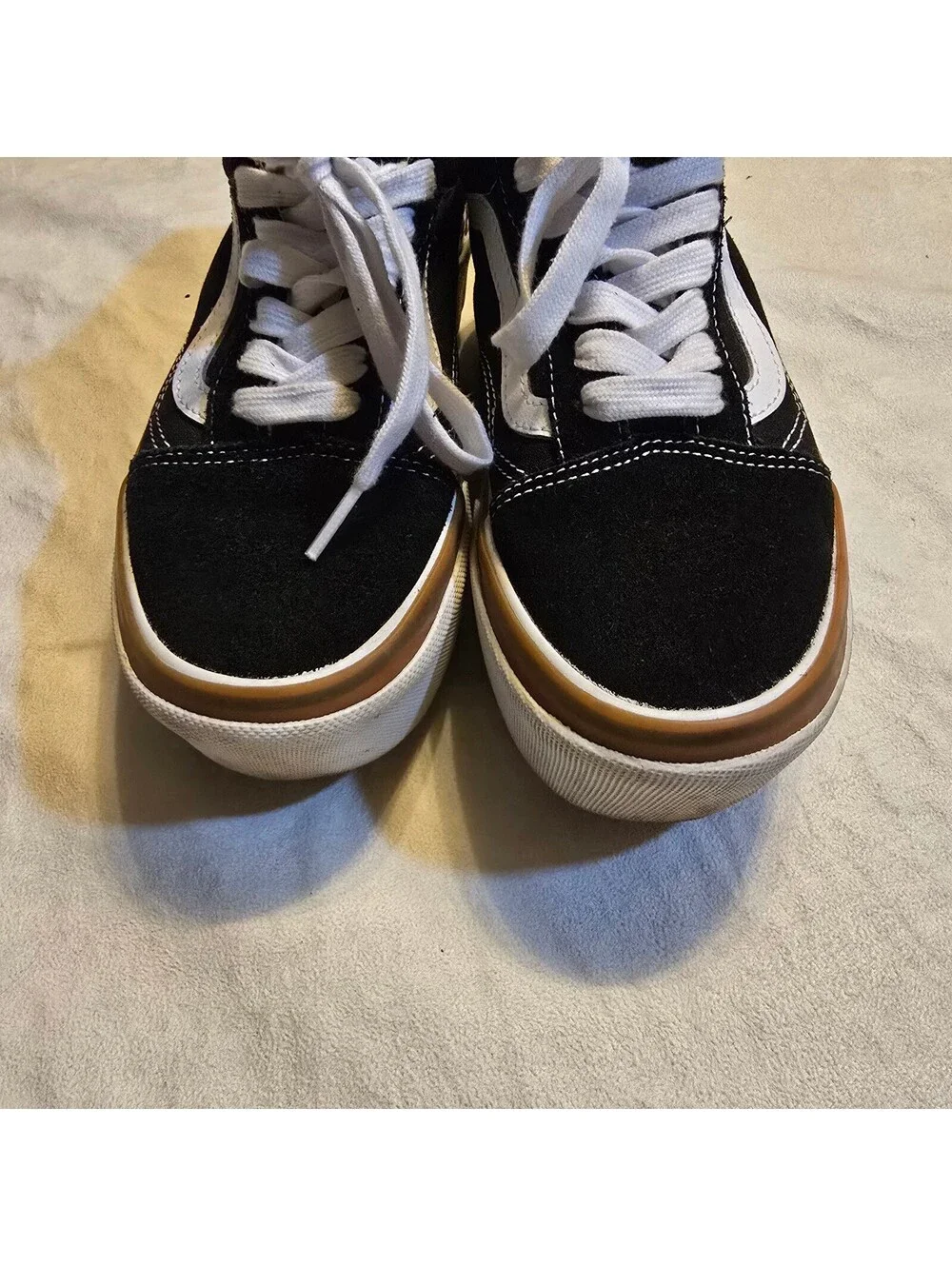 Vans Old Skool Black and White Sneakers Size 7